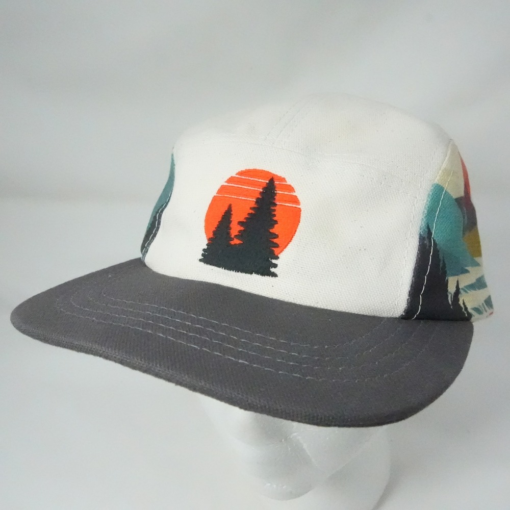 Rustek x Abel 5 Panel Organic Cotton Bamboo Cork Brim Men Hat One Size Skate - Picture 4 of 11